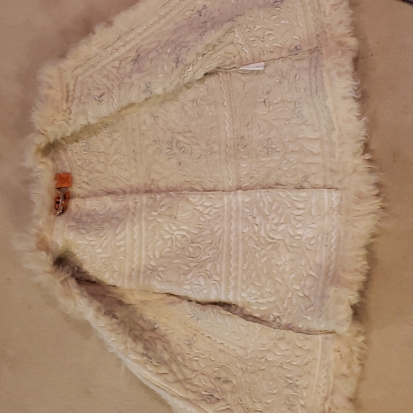 Tory Burch metallic embroidered leather vest - Picture 5 of 5